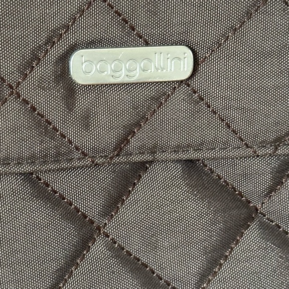 Baggallini Brown Quilted convertible Backpack - Picture 3 of 8